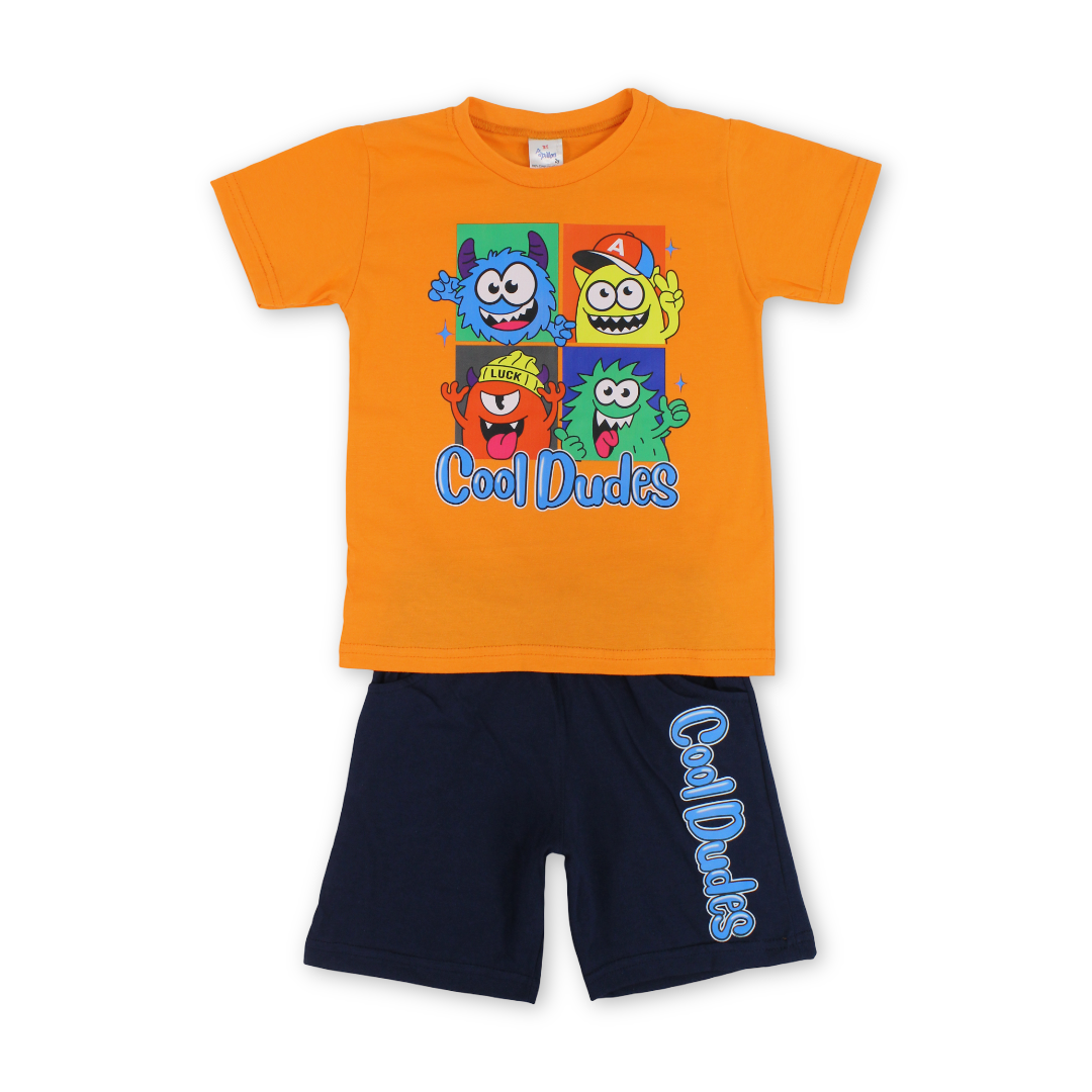Boys Cotton Pajama – "Cool Dues" Print