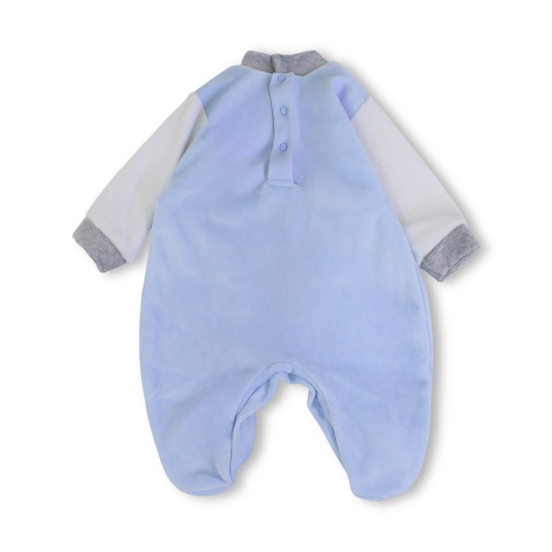 Unisex Baby Velvet Baby Footie – Bunny Design