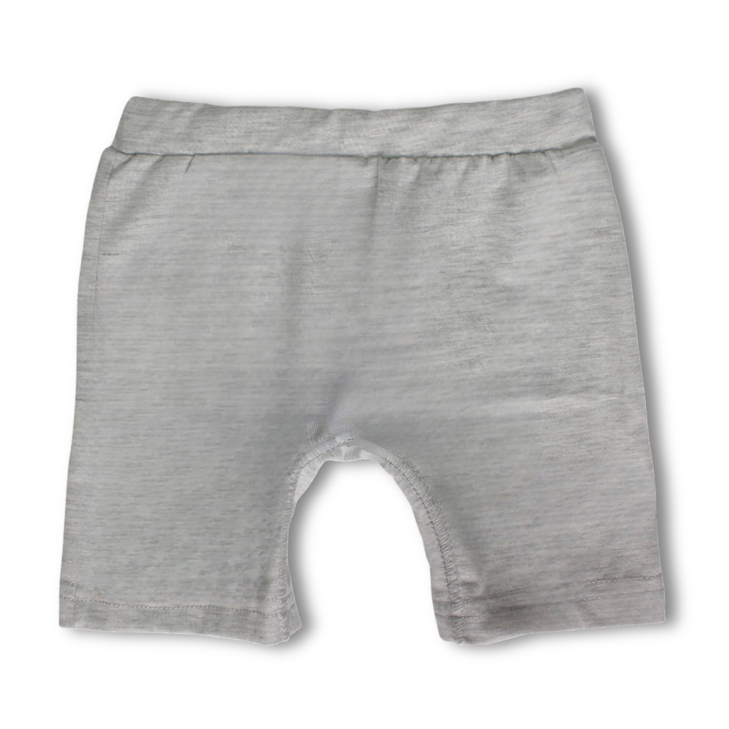 Baby Girls Cotton Plain Pantie Shorts – Grey