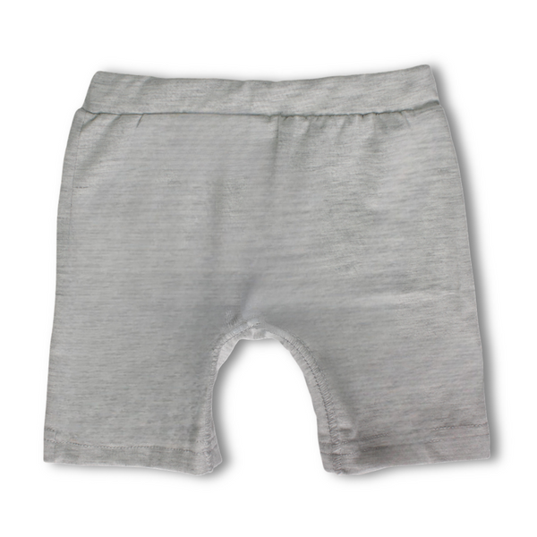 Baby Girls Cotton Plain Pantie Shorts – Grey