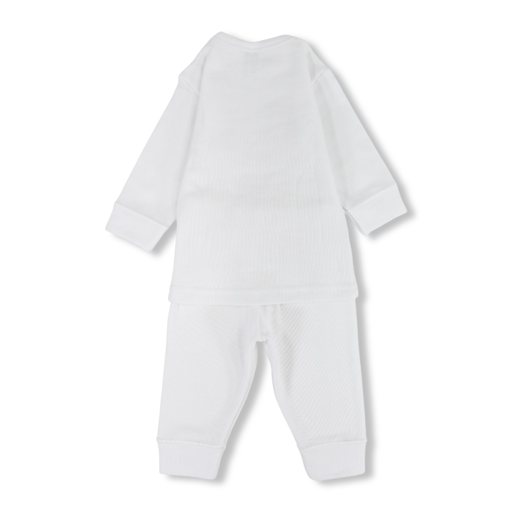 Unisex Baby Plain Thermal Set