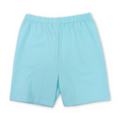 Girls Cotton Plain Panty Shorts – Aqua