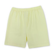 Girls Cotton Plain Panty Shorts – Yellow