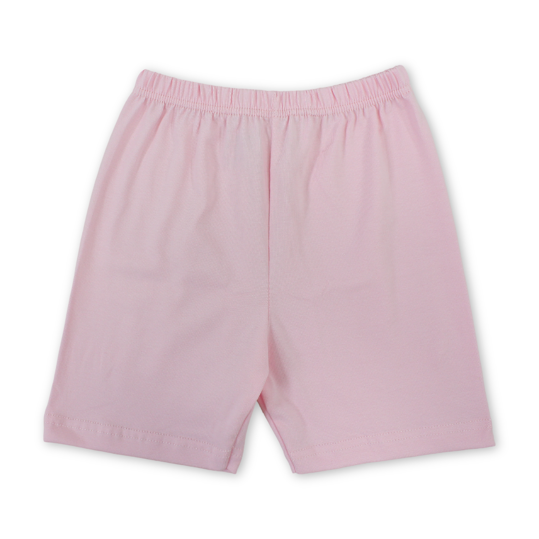 Girls Cotton Plain Panty Shorts – Pink - Clothing - Papillion
