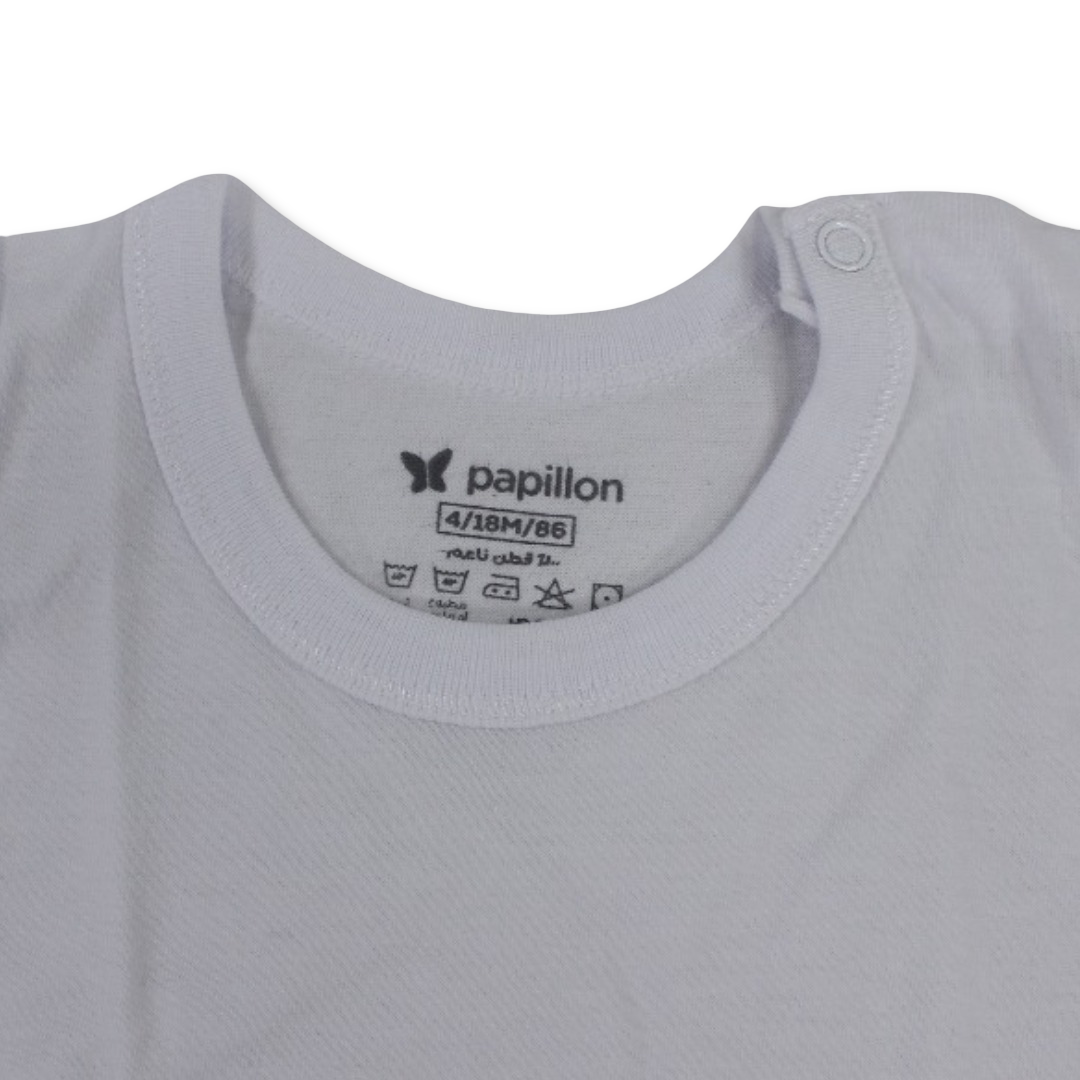 Unisex Baby Cotton Sleeveless Bodysuit – White