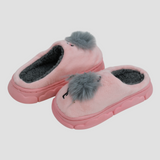 Pink Flamingo Soft Slippers