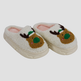 Deer Head Soft Slippers