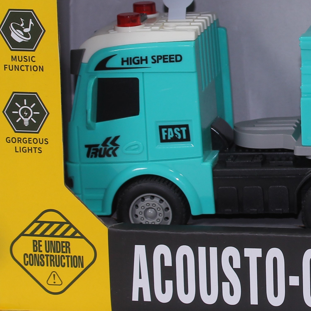 Acousto-Optic Transport Truck Simulation Model with Lights & Sound – Aqua