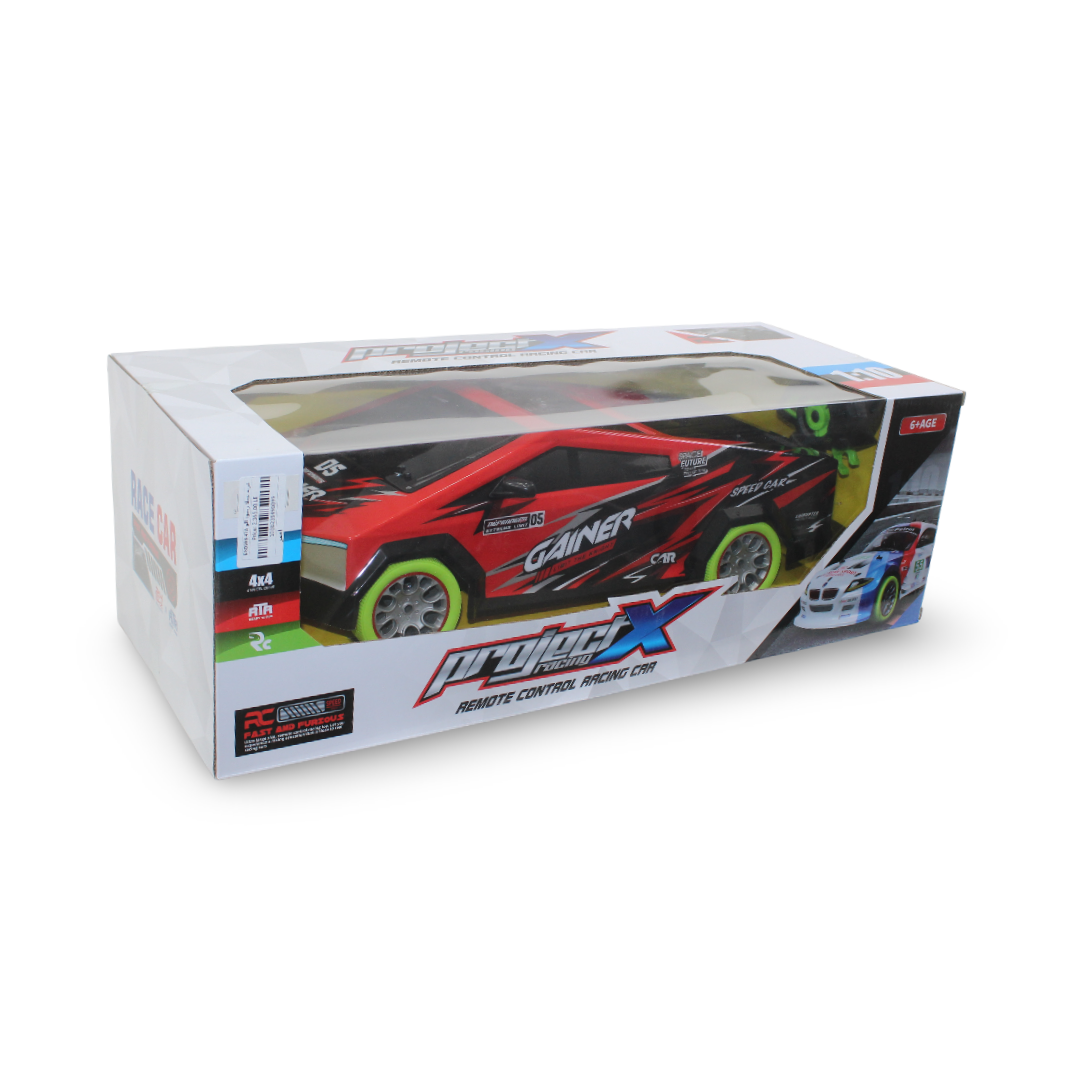 Project X "Gainer" Remote Control Racing Car – Red - Toys - oko
