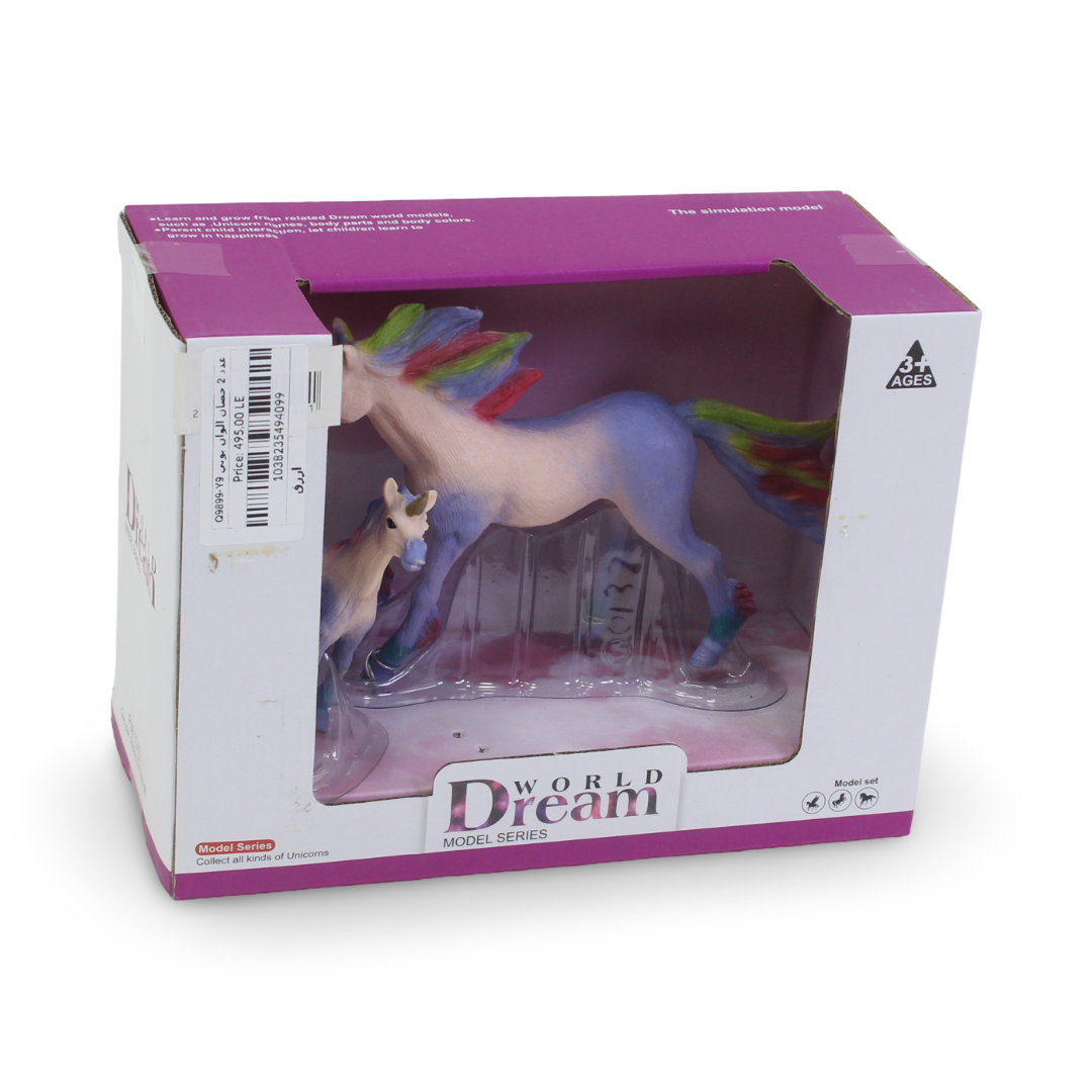World Dream Model Series 2 Unicorn Figures – Blue