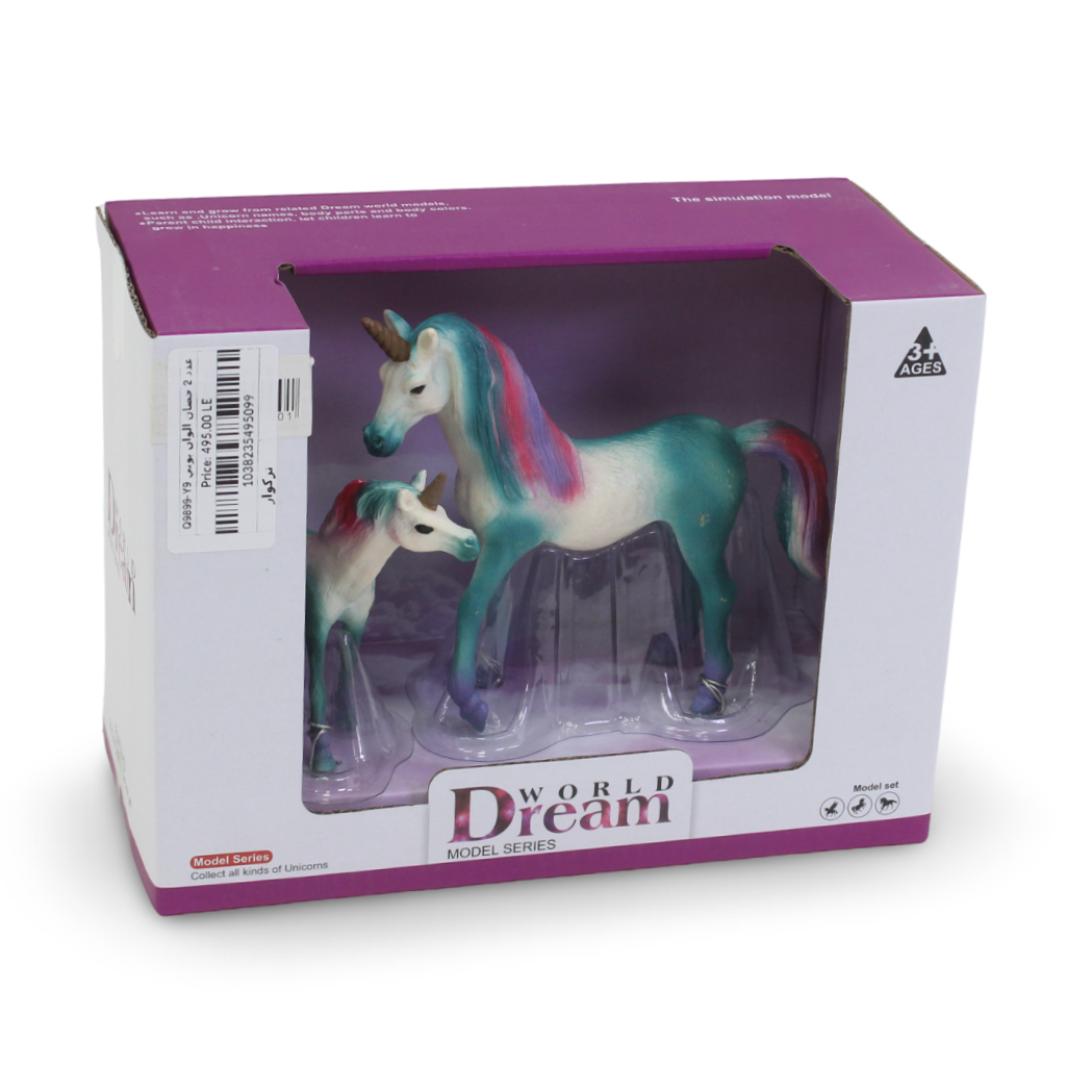 World Dream Model Series 2 Unicorn Figures – Turquoise