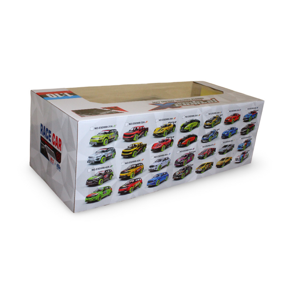 Tesla-Style RC Racing Car with USB Charging – Grey