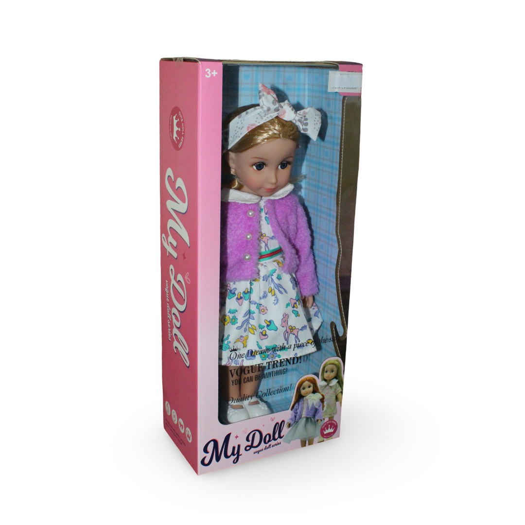 My Doll Fashion Doll with Long Blonde Hair & Floral Dress