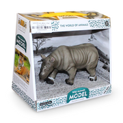 Wild Rhinoceros Animal Figure in Display Box