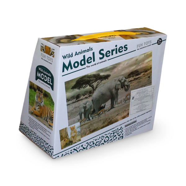 Wild Rhinoceros Animal Figure in Display Box