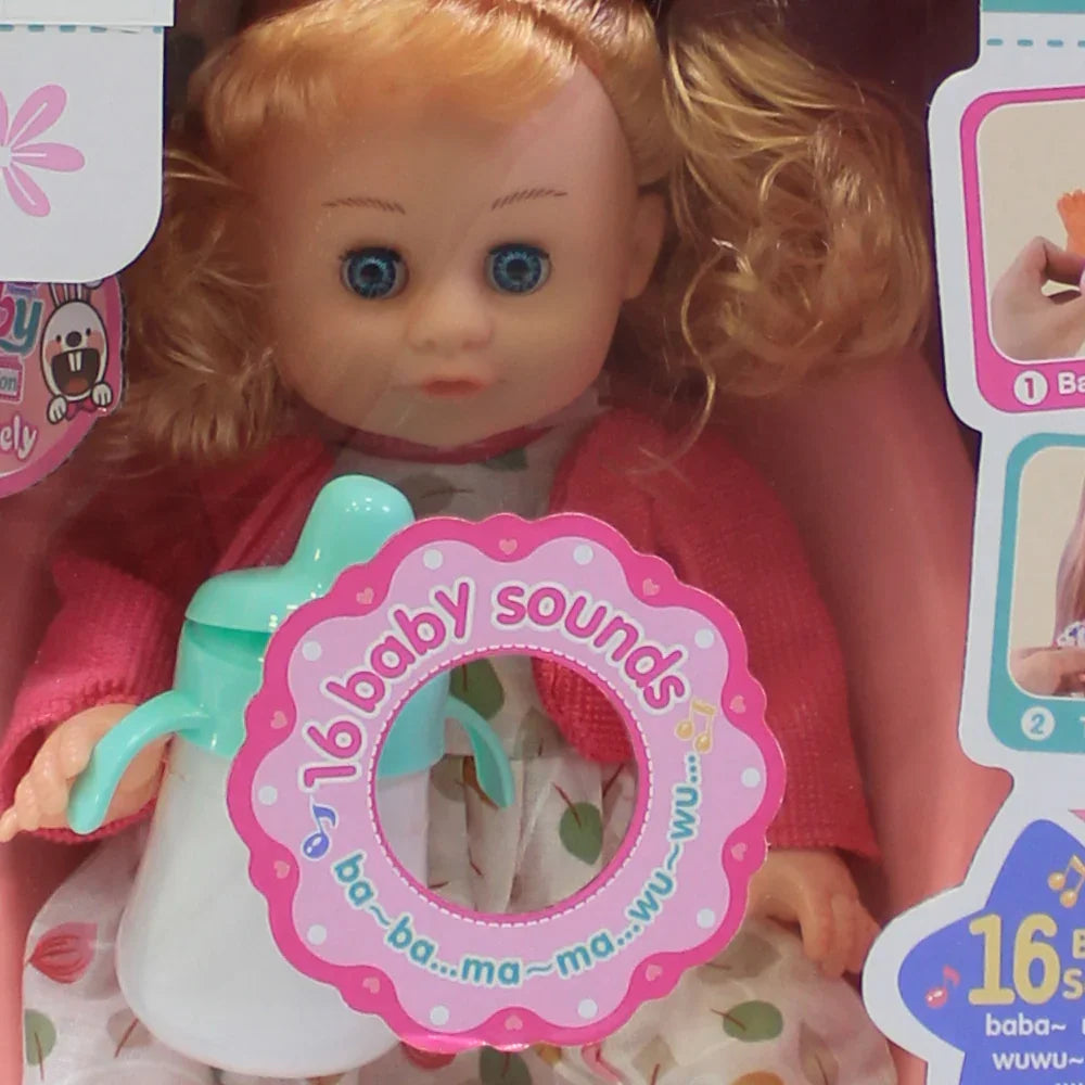 Baby Born Doll Set with Bathtub & High Chair