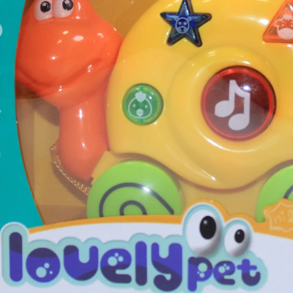 Pull-Along Musical Snail with Light