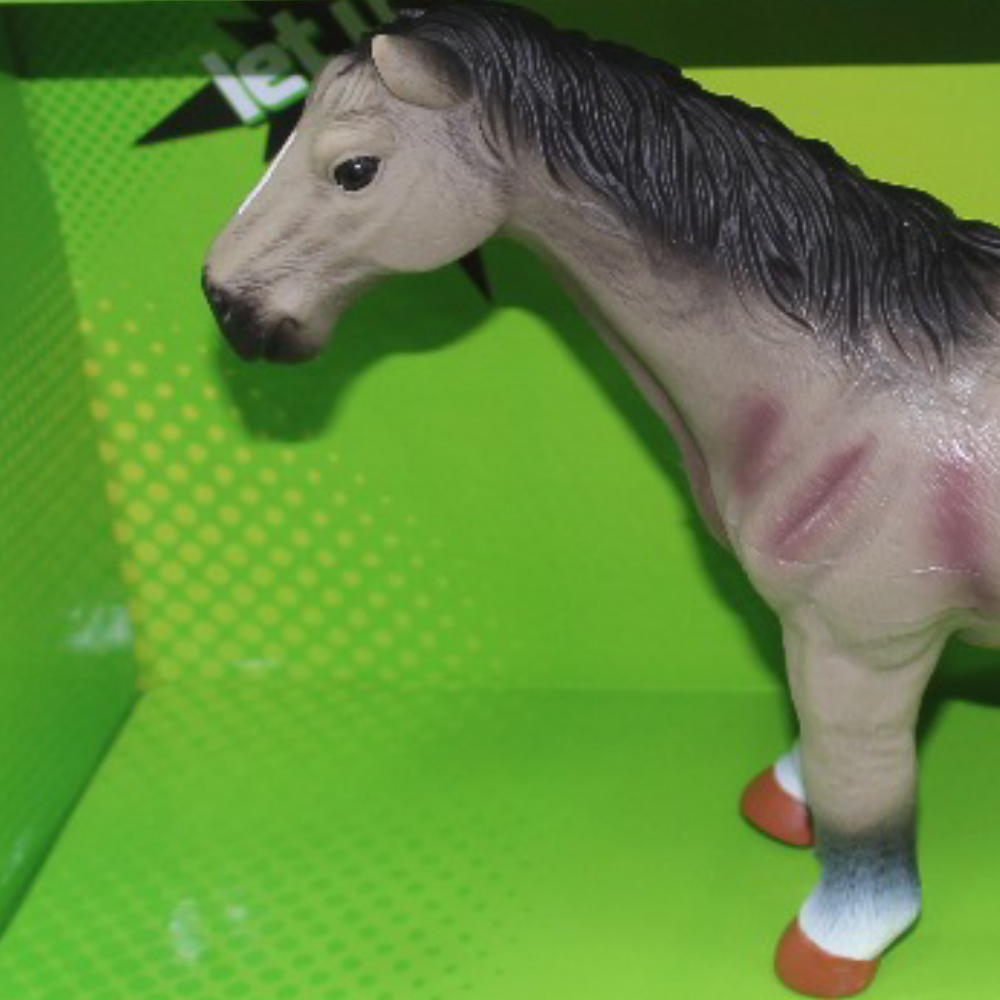 Model Series Horse Figurine - Grey