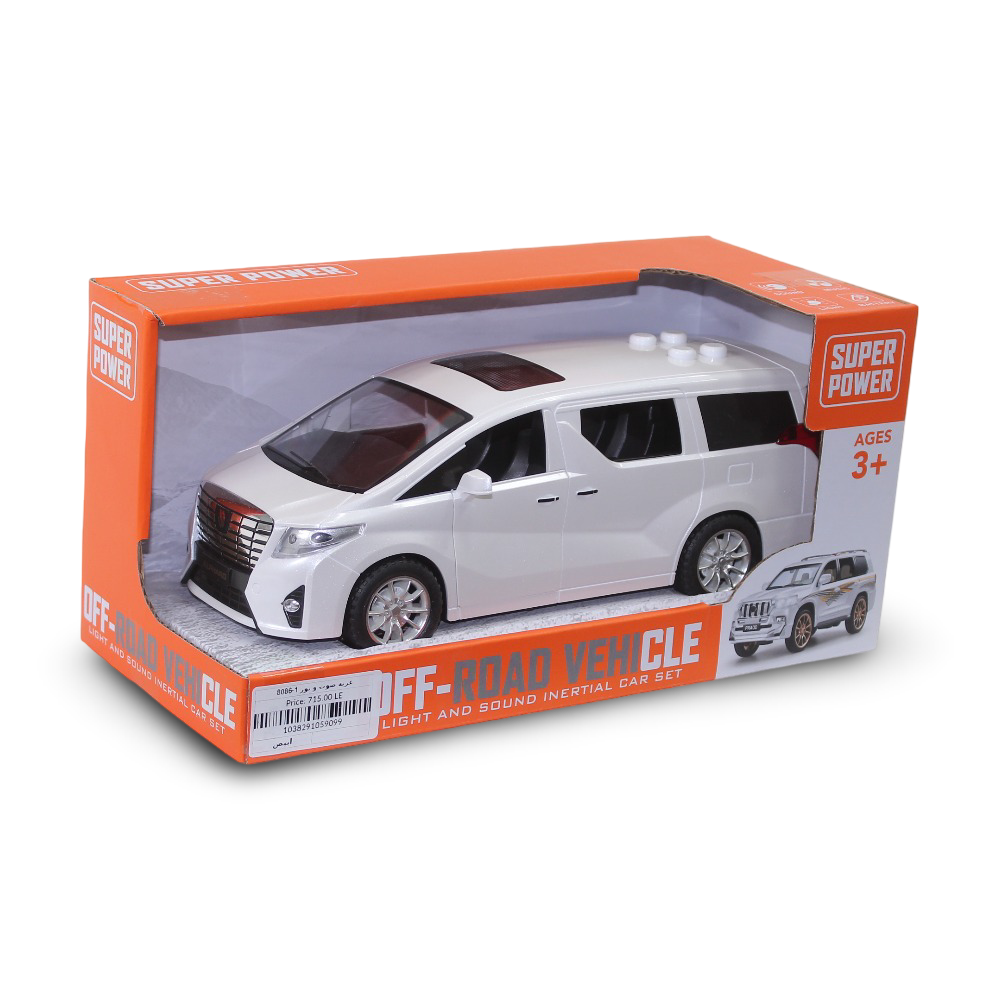 Super Power Off-Road Vehicle (Light & Sound) - White