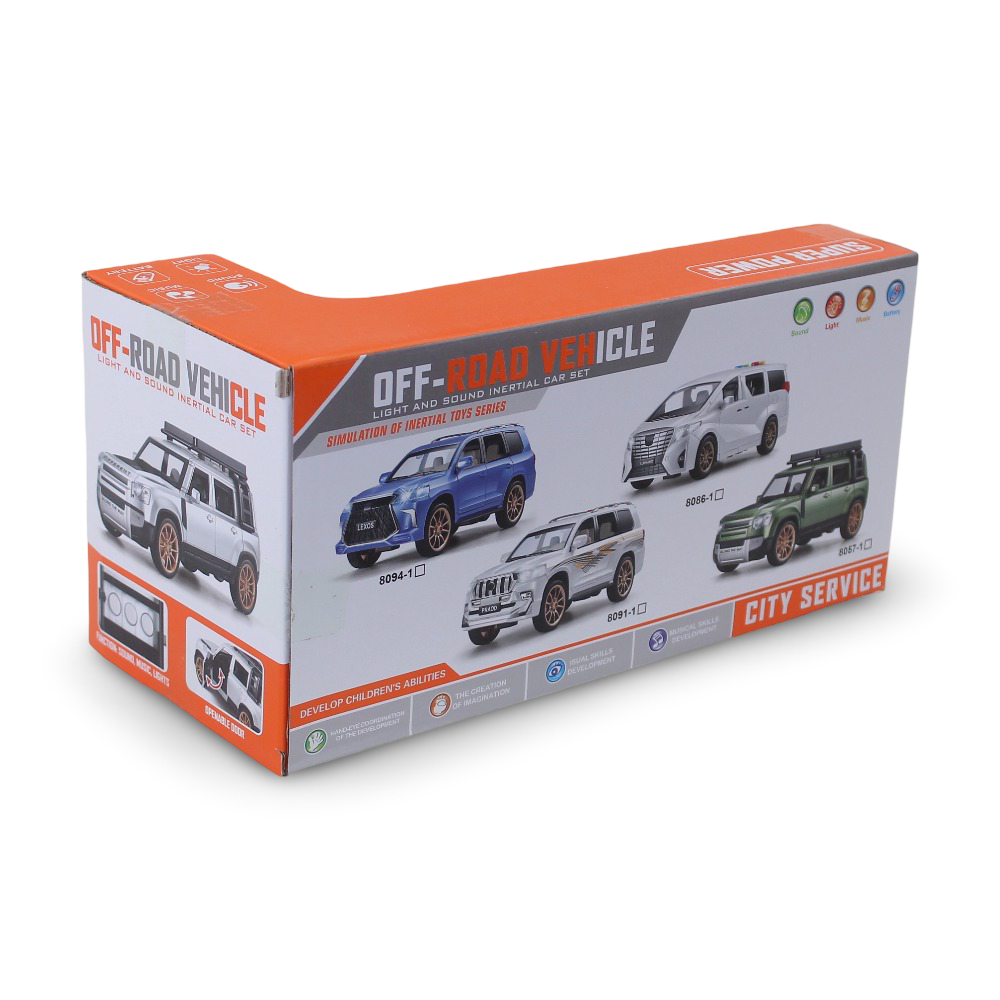 Super Power Off-Road Vehicle (Light & Sound) - Black