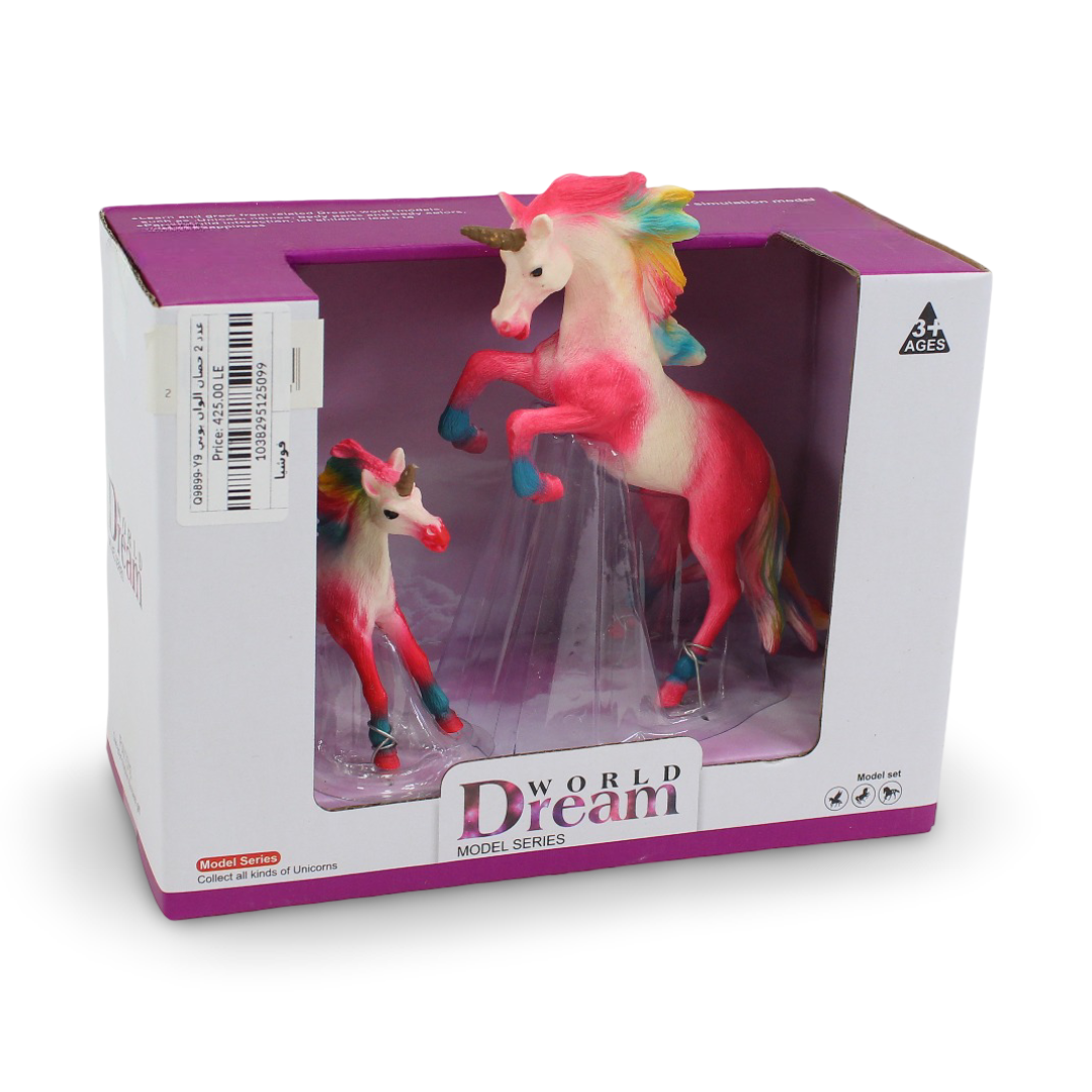 World Dream Model Series 2 Unicorn Figures – Fuchsia