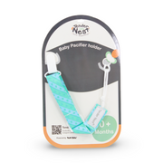 Tender Nest Baby Pacifier Holder – Mint Dotted
