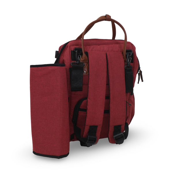 Petit Bebe Diaper Bag – Burgundy