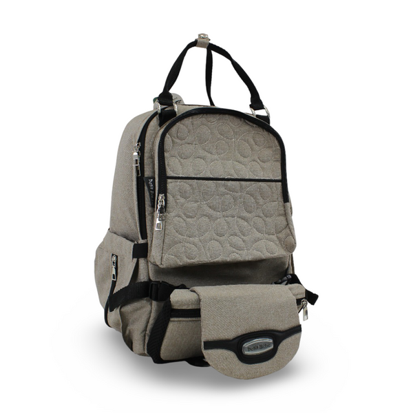 Petit Bebe Premium Go Diaper Backpack – Beige
