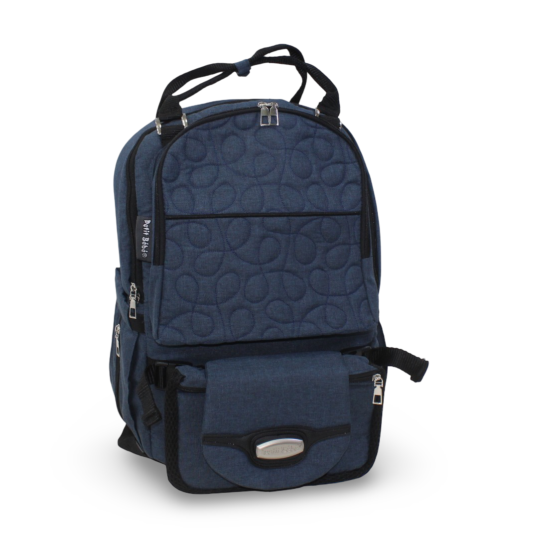 Petit Bebe Premium Go Baby Diaper Bag – Navy