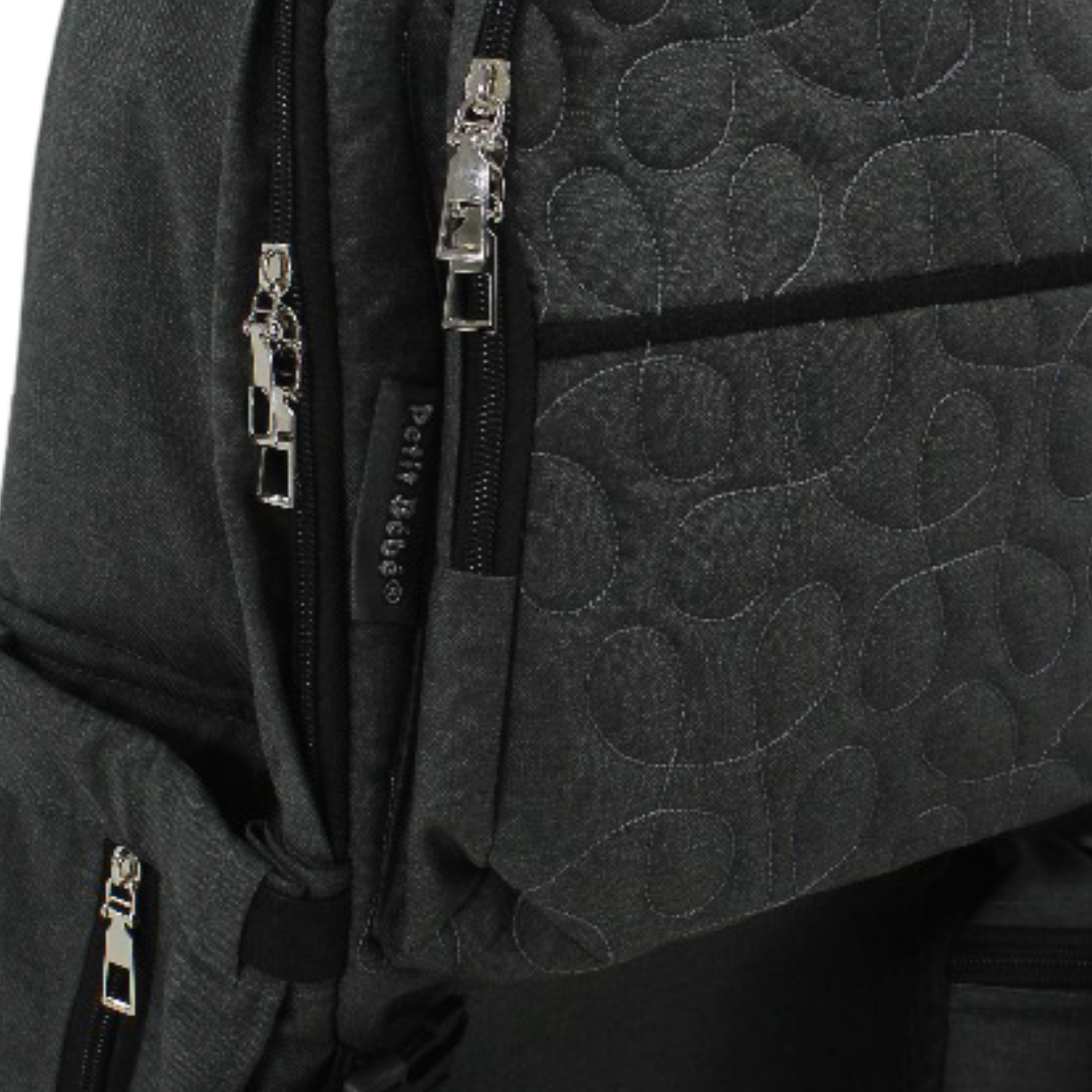 Petit Bebe Premium Go Diaper Backpack – Black