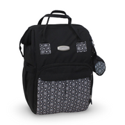 Petit Bebe Vea Baby Diaper Bag – Black & White