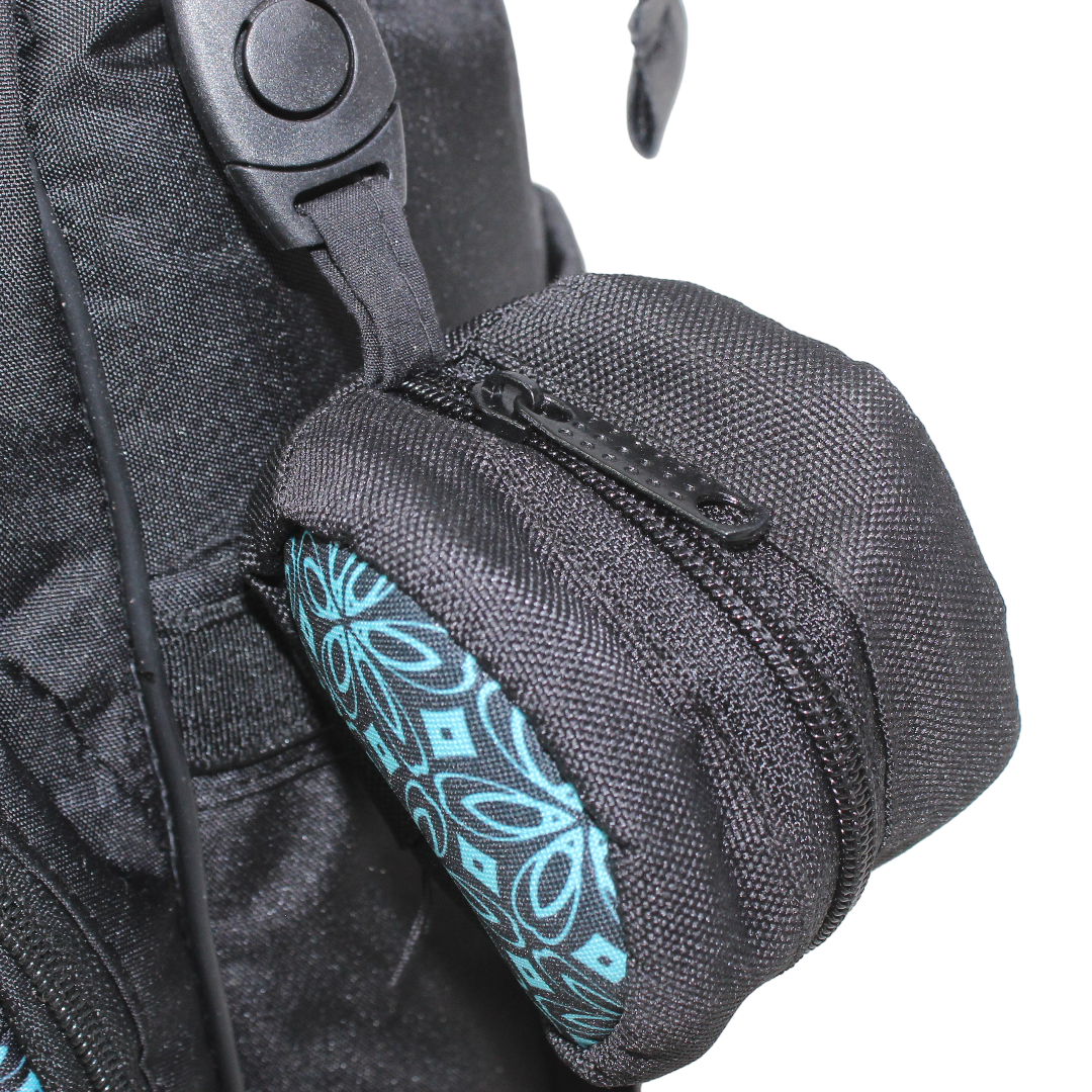 Petit Bebe Vea Baby Diaper Bag – Black & Blue