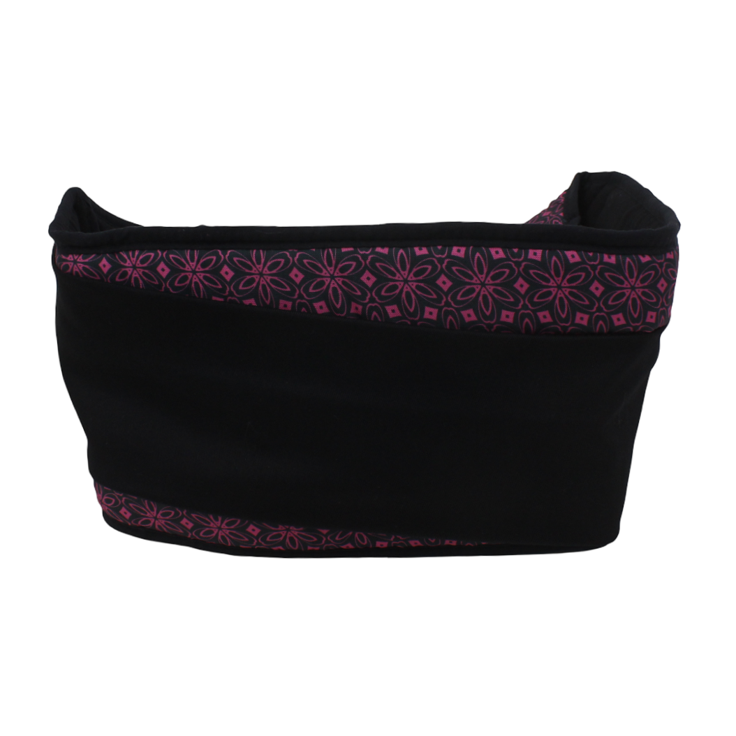 حاملة أطفال Petit Bebe Baby Vea Slings – أسود و فوشيا