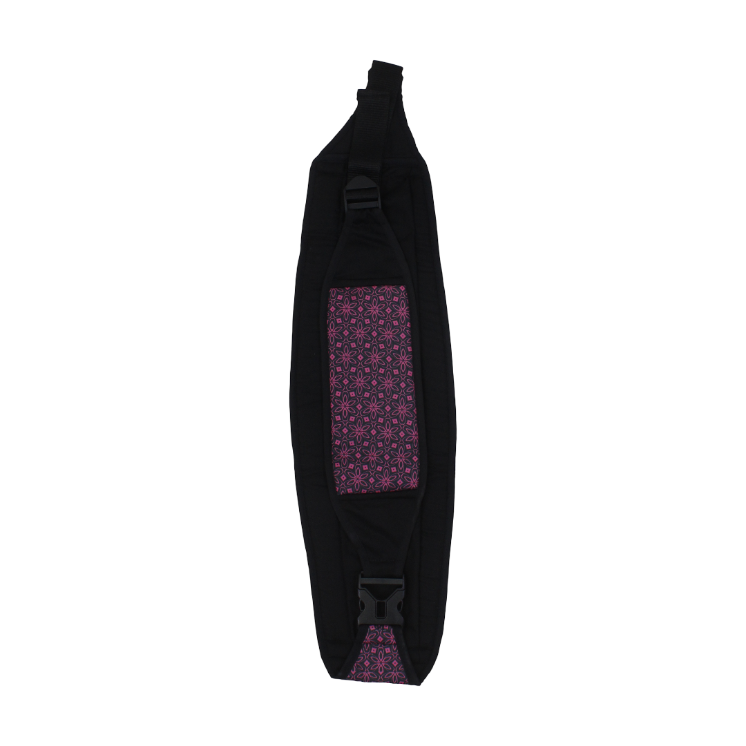Petit Bebe Baby Vea Sling Carrier – Black & Fuchsia