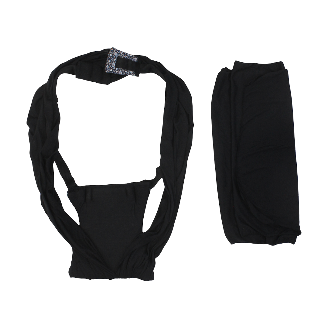 Petit Bebe Baby Vea Sling Carrier – Black & White