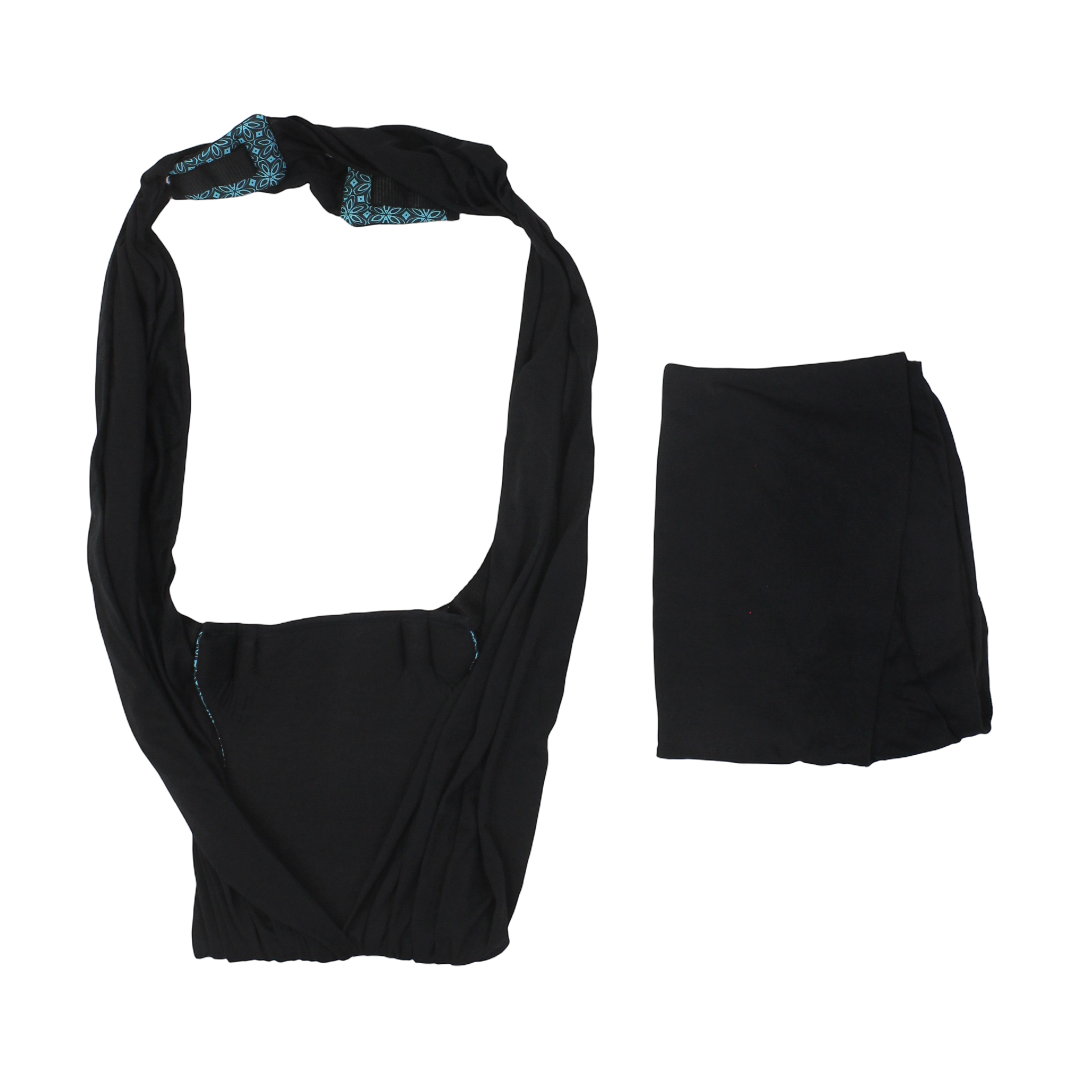 Petit Bebe Baby Vea Sling Carrier – Black & Blue