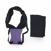 Petit Bebe Via Baby Wrap Baby Carrier – Black & Purple