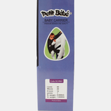 Petit Bebe Smart Gear Baby Carrier – Navy Blue Linen Fabric with Havana Leather
