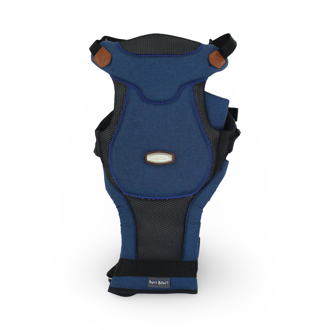 Petit Bebe Baby Carrier Premium Max – Linen Dark & Blue