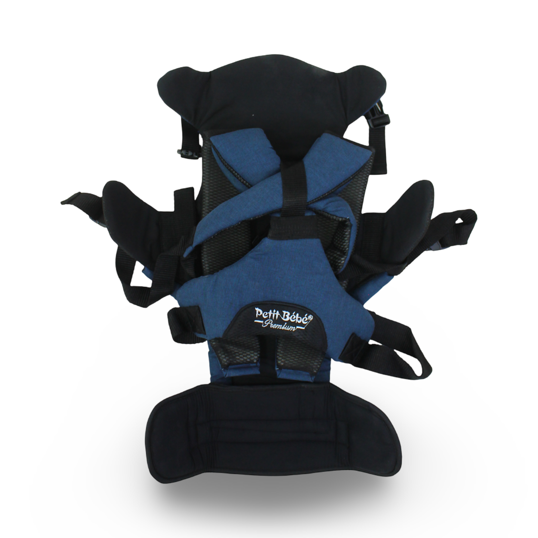 Petit Bebe Baby Carrier Premium Max – Linen Dark & Blue