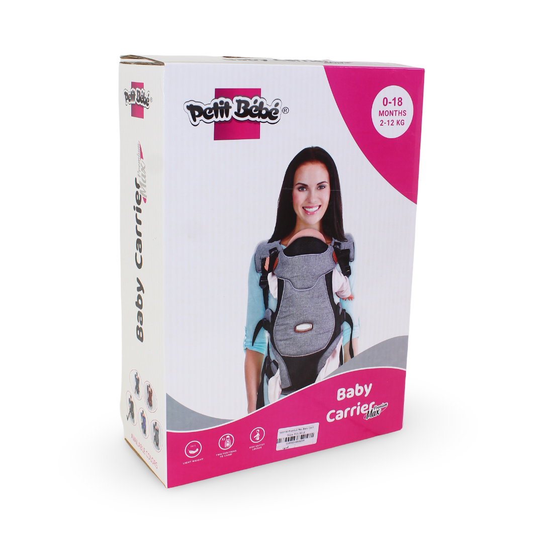 Petit Bebe Baby Carrier Premium Max – Black