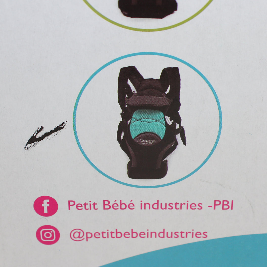 Petit Bebe Baby Carrier Smart Space – Aqua & Green