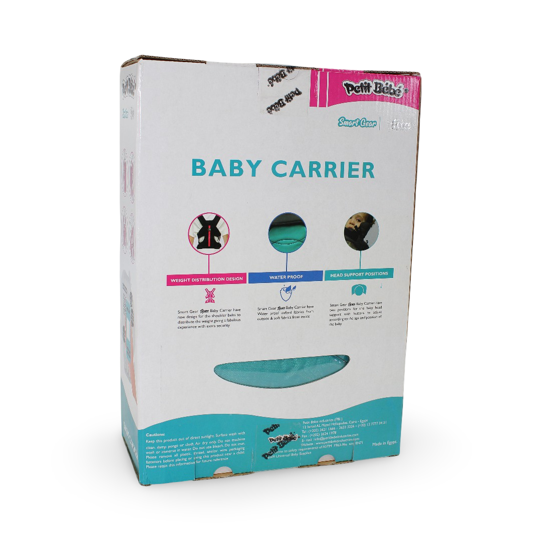 Petit Bebe Baby Carrier Smart Space – Aqua & Green