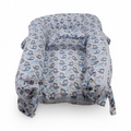 Cotton Baby Nest – Unicorn Print (70×40×18 cm)