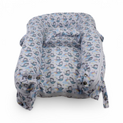 Cotton Baby Nest – Unicorn Print (70×40×18 cm)
