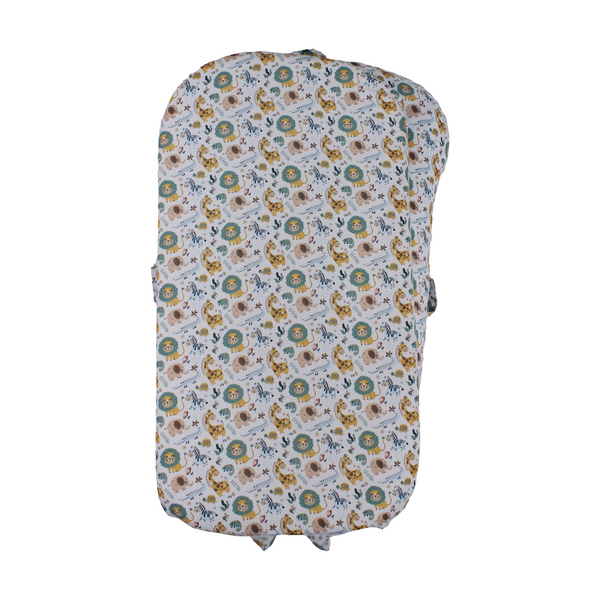 Cotton Baby Nest – Jungle Print (70×40×18 cm)