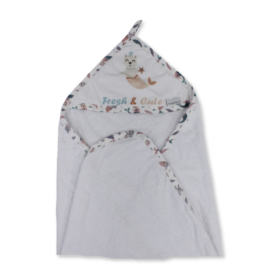 Cotton Baby Towel Set (5 Pieces) – Mermaid Design