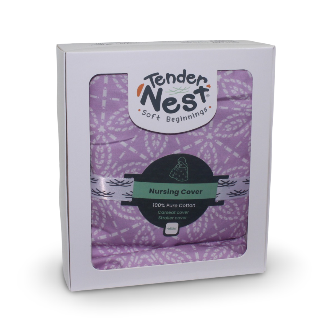 Cotton Nursing Cover – Pink Design