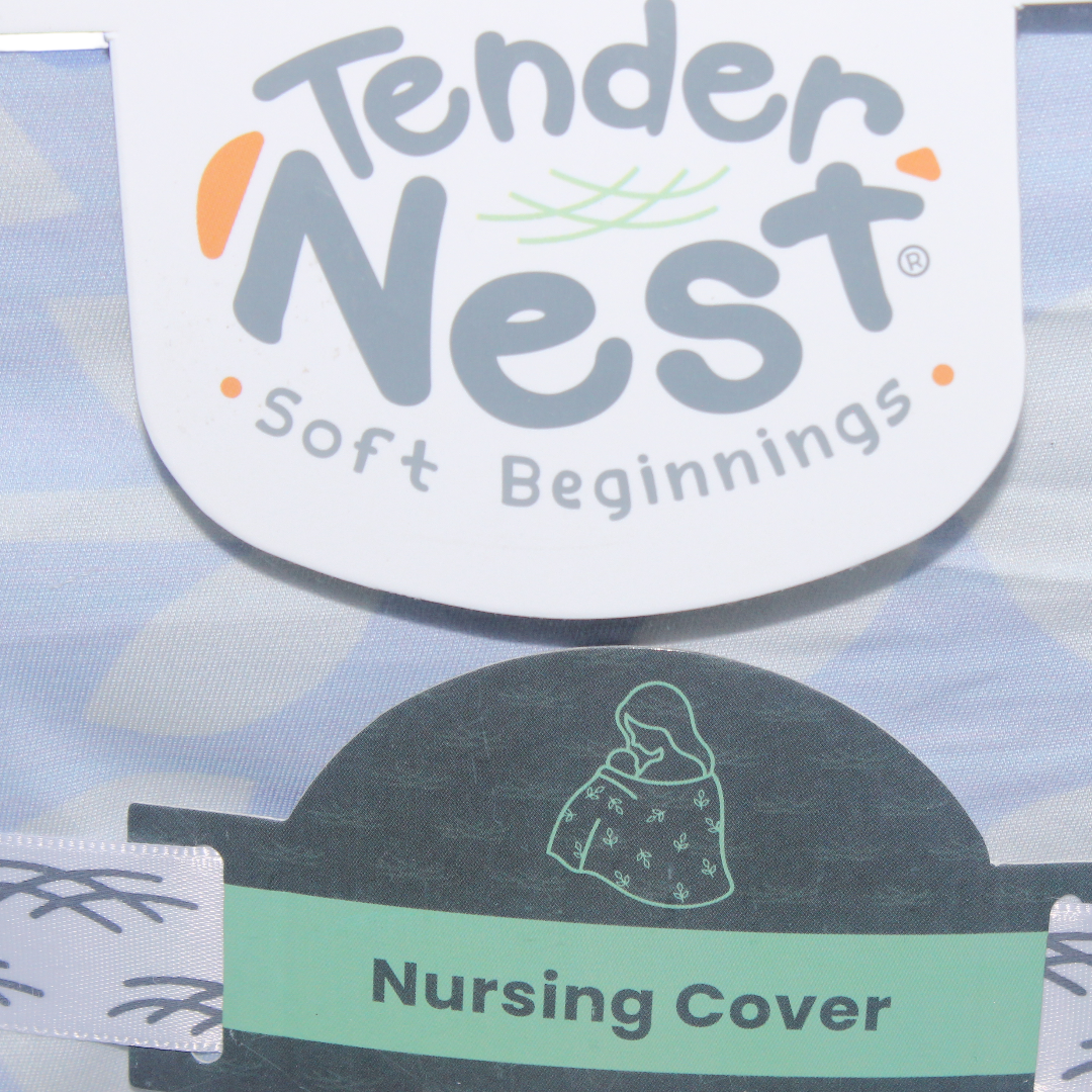 Cotton Nursing Cover – Purple Design
