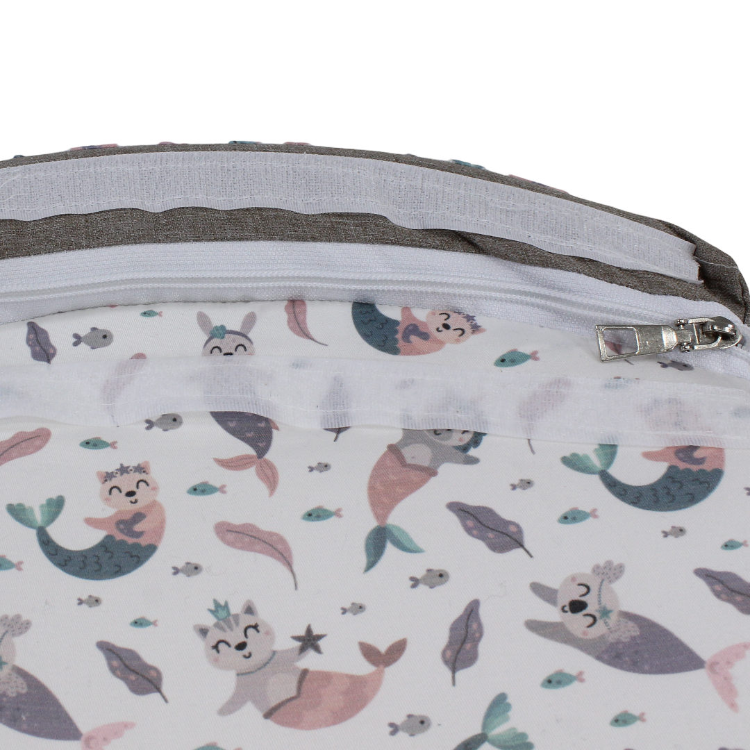 Cotton Nursing Pillow – Mermaid Design